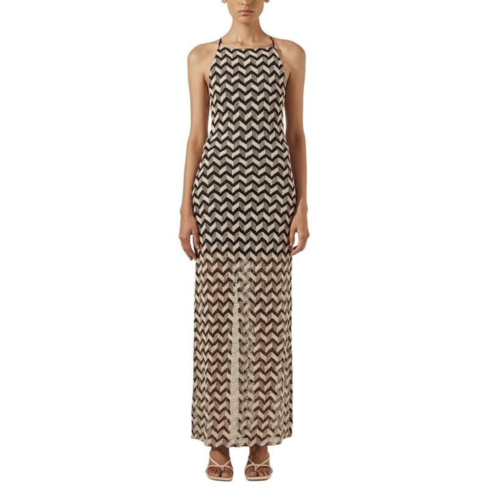 Shona Joy Womens  Noor High Neck Maxi Dress